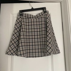 Plaid Preppy Skirt